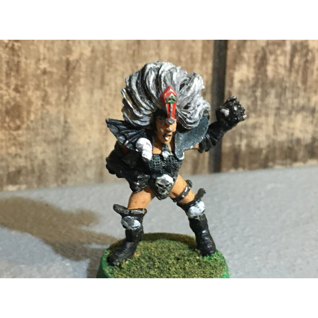 A30120 WARHAMMER BLOOD BOWL METAL DARK ELVES TEAM WITCH ELF PAINT BASE OOP GW