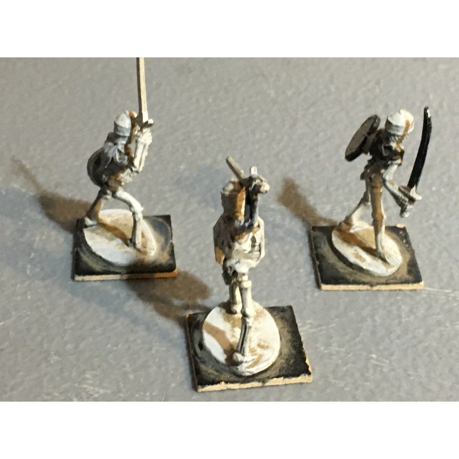 A32378 RAL PARTHA METAL MINIATURES SKELETON WARRIOR 3 PK TABLETOP WAR GAMES