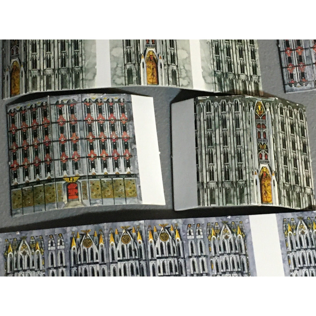 A31709 WARHAMMER EPIC 40K SPACE MARINES BUILDING SOME BROKEN DOESNT MATCH EXTRA
