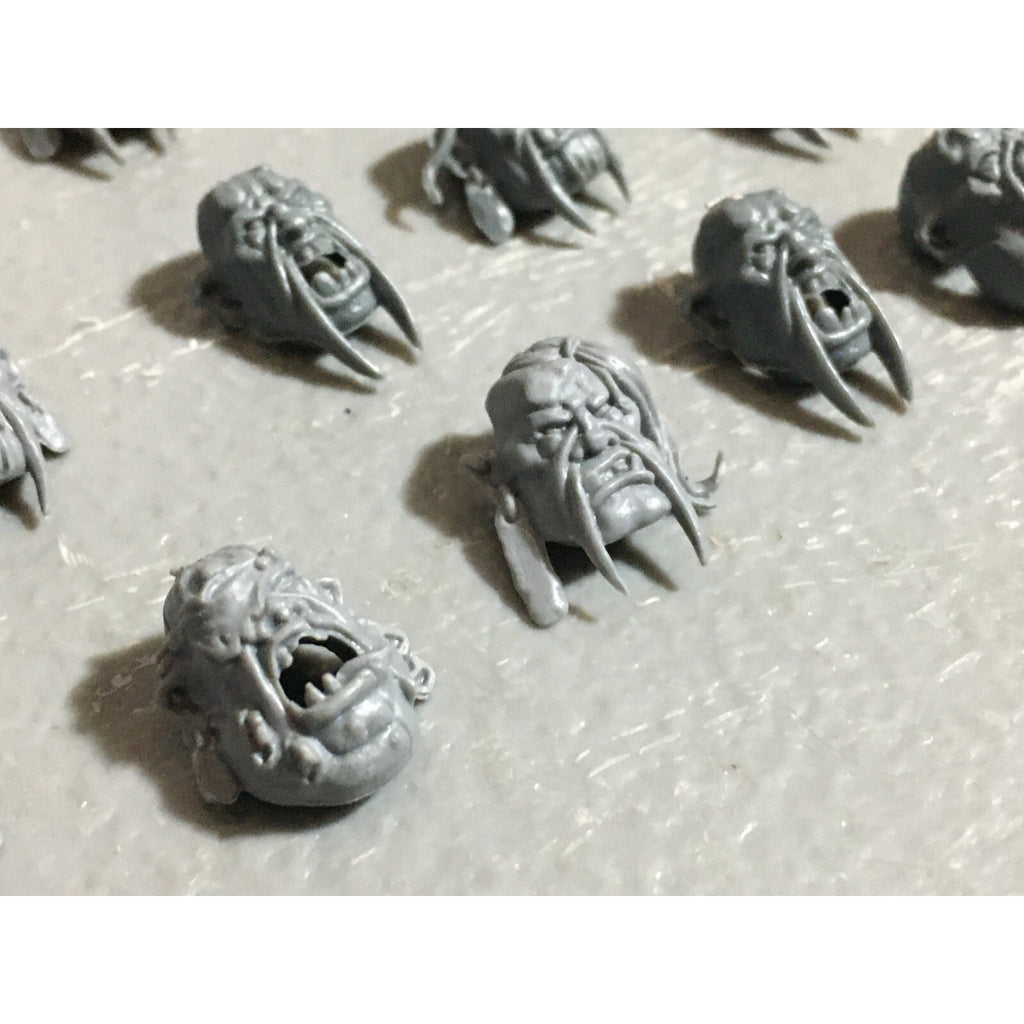 A22577 WARHAMMER FANTASY OGRE KINGDOMS BITS LOT HEADS GAMES WORKSHOP GW