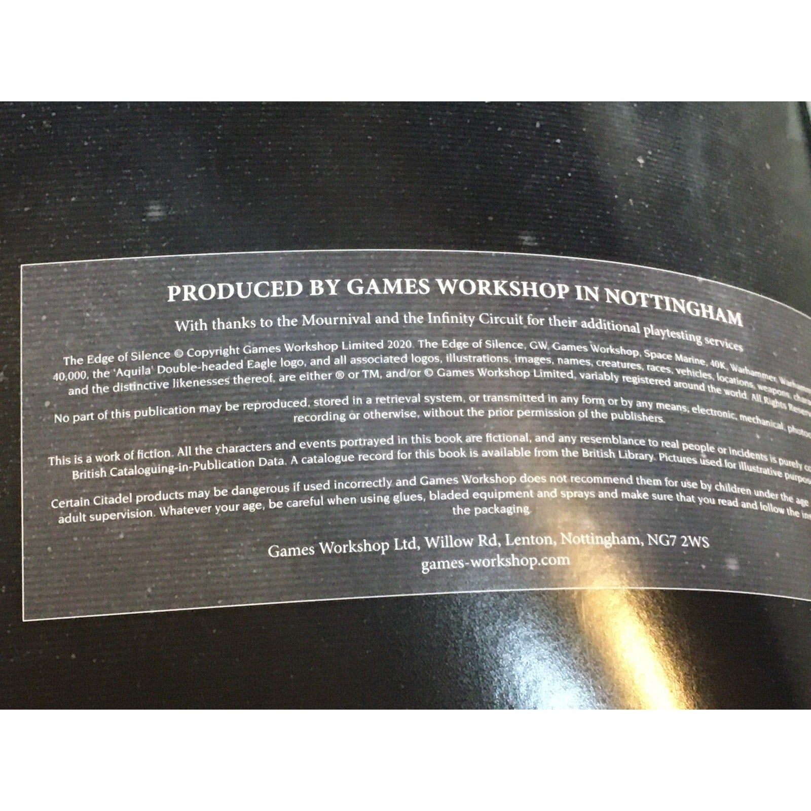 BOOK WARHAMMER 40K RANDOM REFERENCE WHITE DWARF EPIC? GW