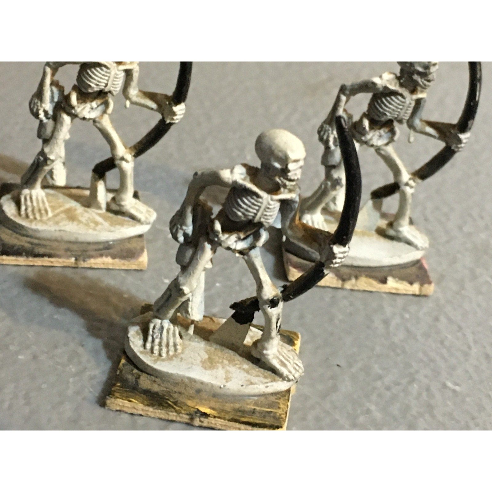 A32374 RAL PARTHA METAL MINIATURES SKELETON ARCHER 3 PK TABLETOP WAR GAMES