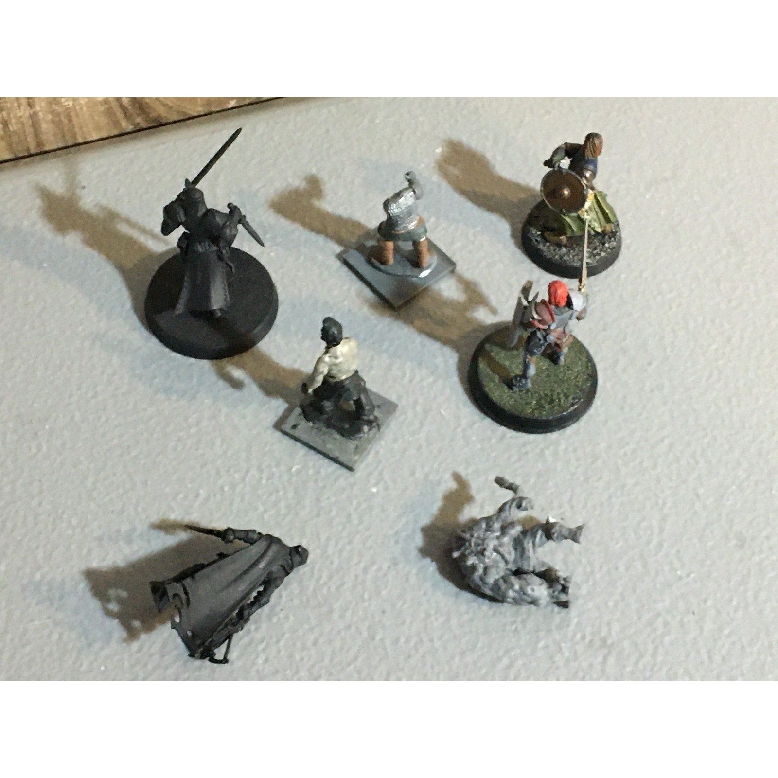 A32536 UNKNOWN MINIATURES PLASTIC INCOMPLETE WARRIOR SOLDIER