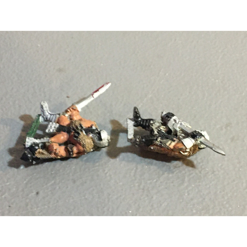 A29788 HHG HEARTBREAKER MINIATURES METAL BARBARIAN 2 PK
