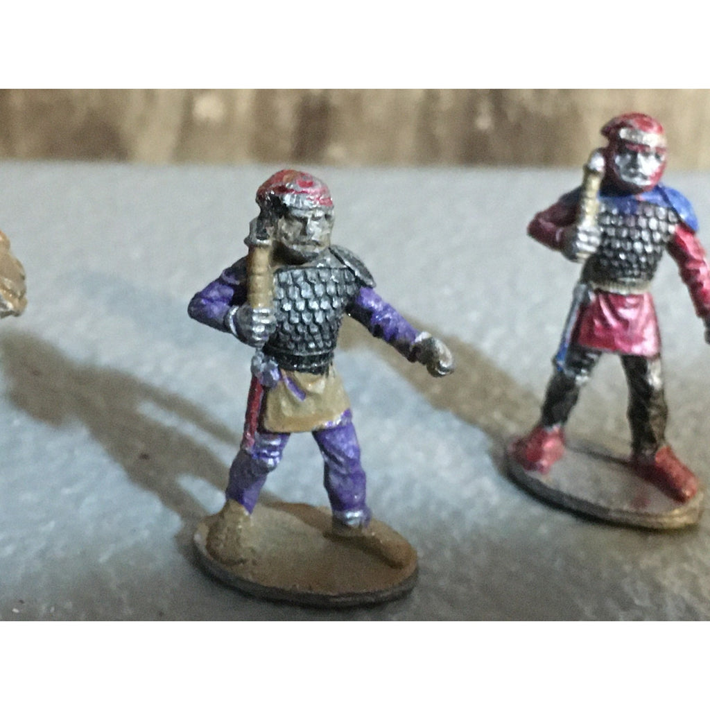 A32858 RAL PARTHA MINIATURES METAL UNKNOWN 3 PK INCOMPLETE? HUMAN WARRIOR