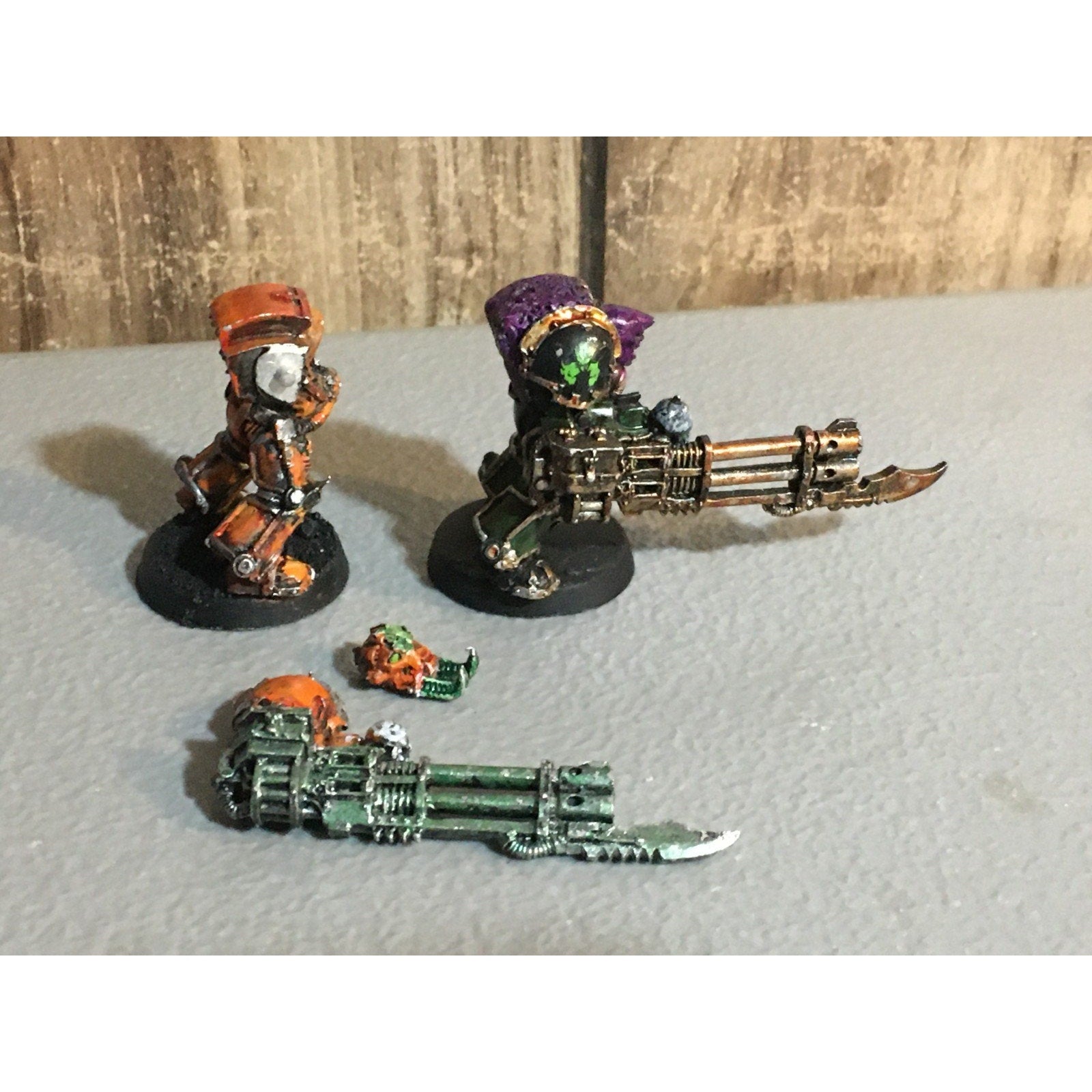 A24771 WARHAMMER 40K CHAOS SPACE MARINES METAL 2 PK TERMINATORS MISS LEFT ARMS