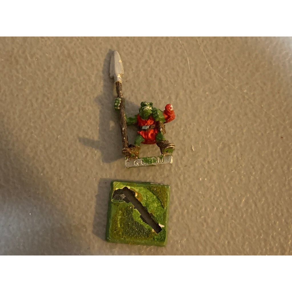 A31233 WARHAMMER CITADEL FANTASY AOS METAL ORCS & GOBLINS GOBLIN W/ SPEAR OOP