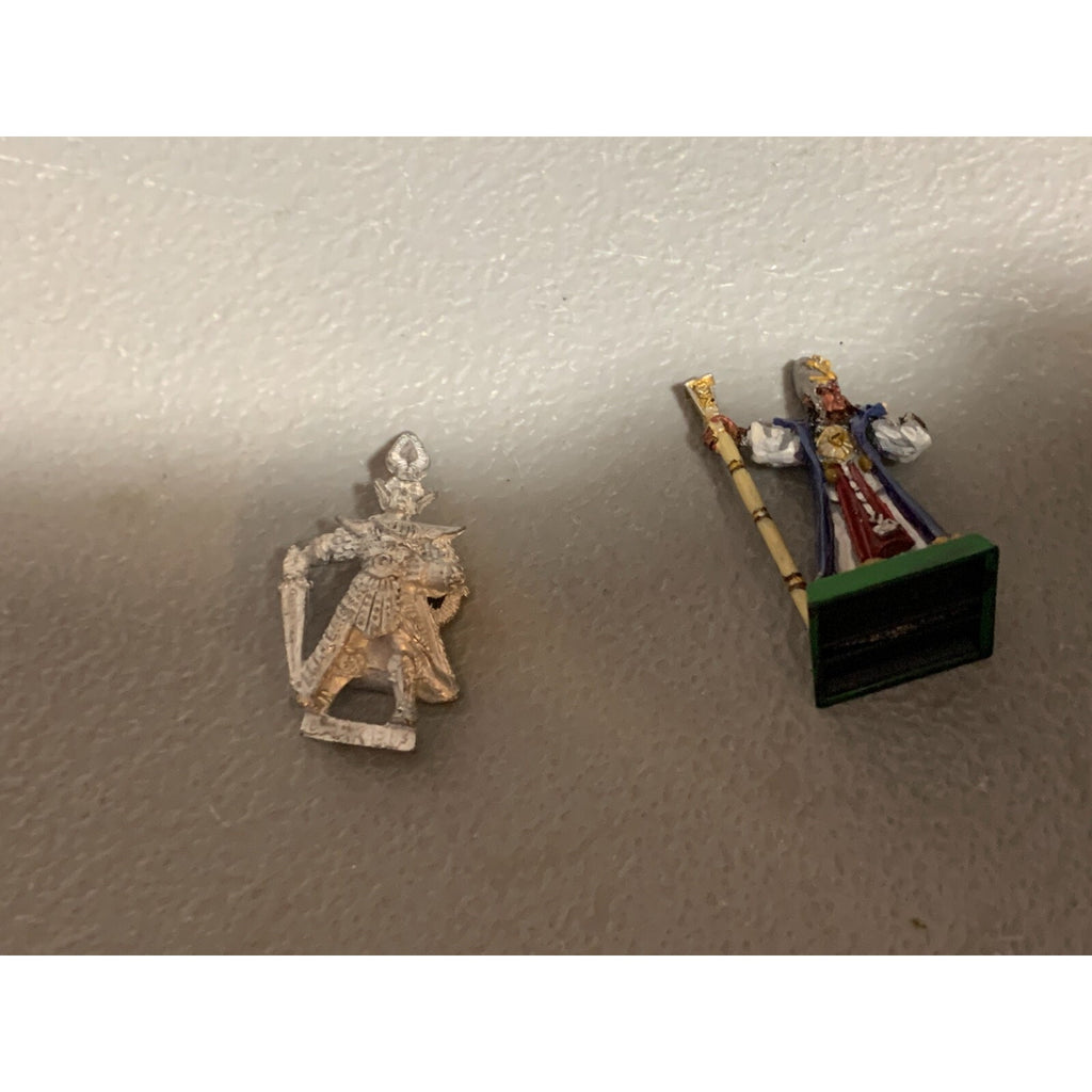 A17865 WARHAMMER FANTASY UNKNOWN DARK HIGH ELF METAL LOT