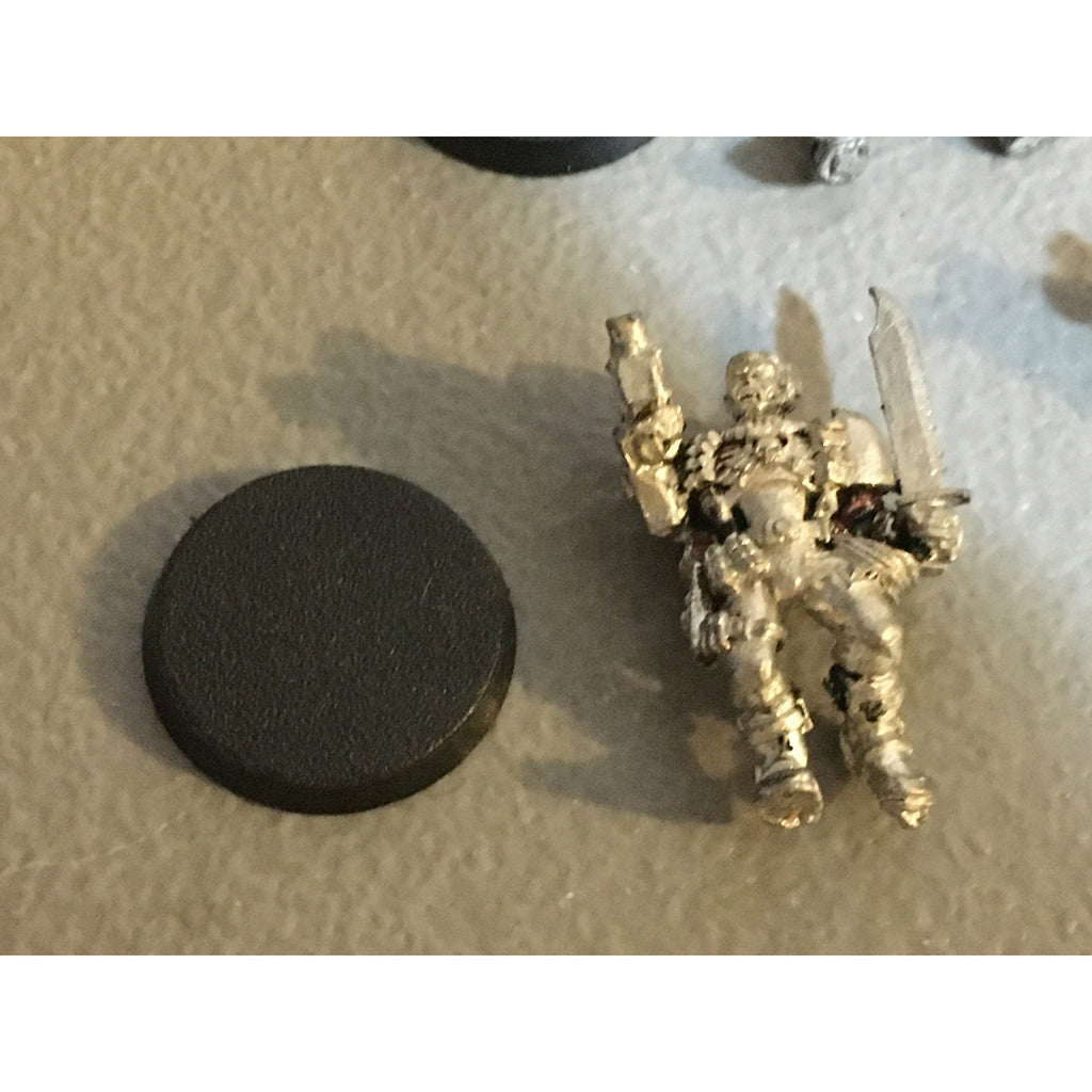 A33826 WARHAMMER 40K SPACE MARINES METAL SCOUT 4 PK 1 ARM CLIPPED GW