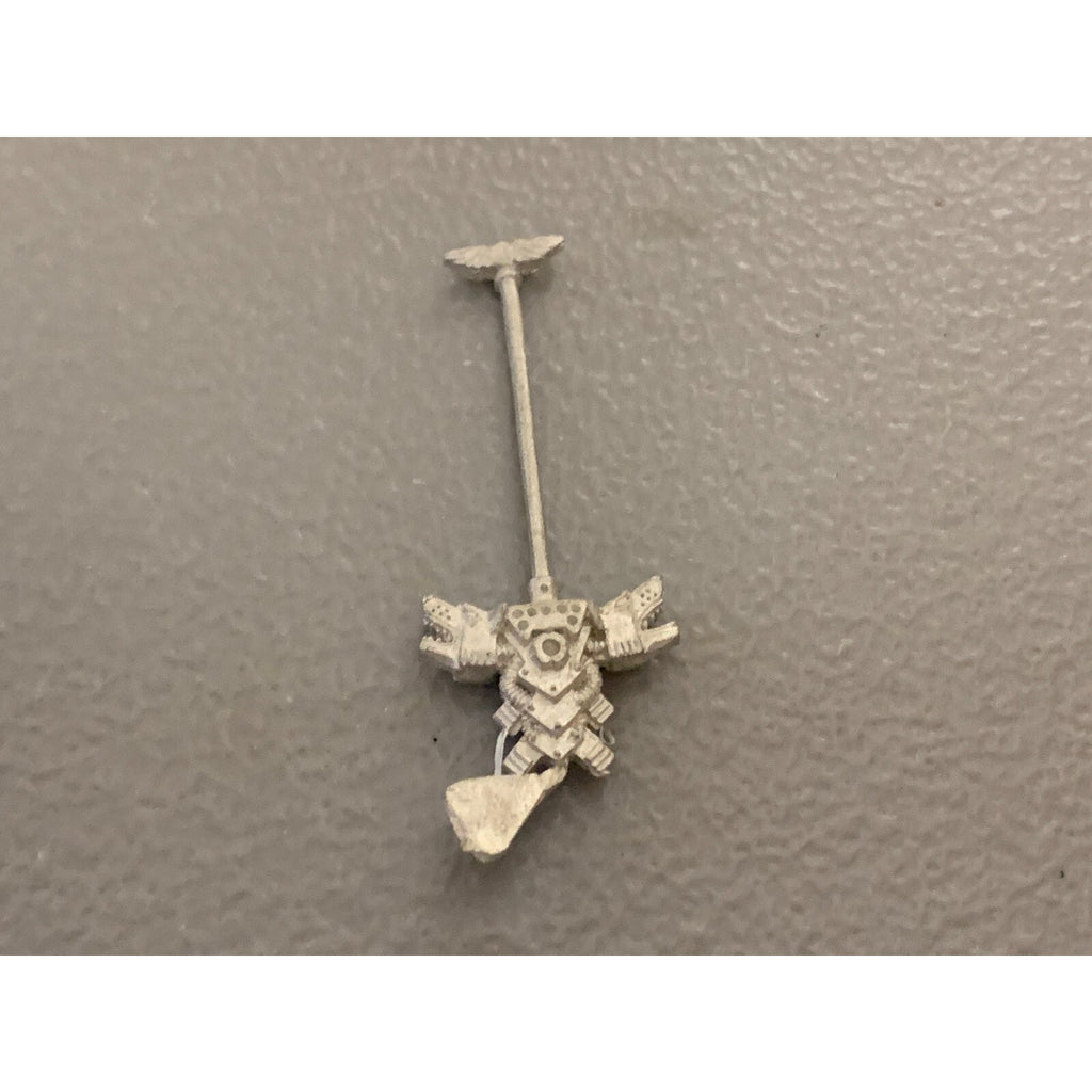 A17718 WARHAMMER 40K SPACE MARINES WOLVES METAL BANNER BACKPACK GW OOP