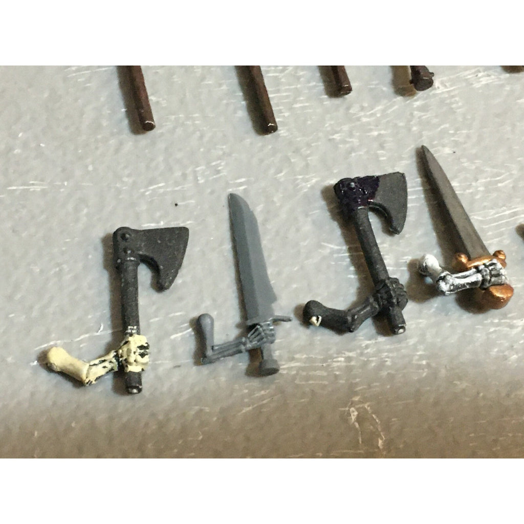 A23229 WARHAMMER FANTASY UNDEAD VAMPIRE COUNTS BITS LOT SKELETON ARMS HEADS GW