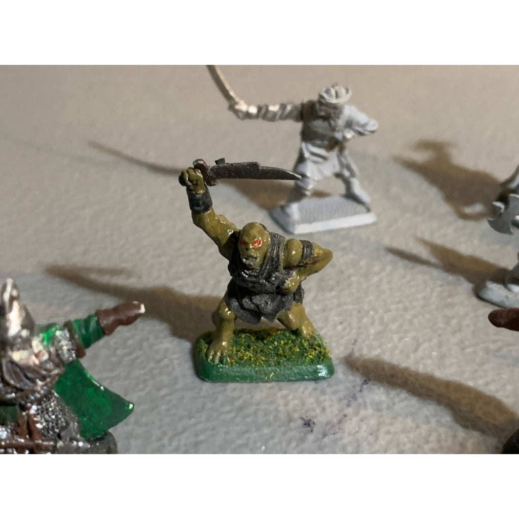A30369 MITHRIL MINIATURES MIDDLE LOTR LORD RING METAL M SERIES LOT DWARF ORC MEN