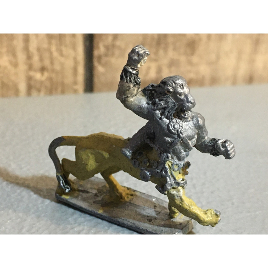 A29777 RAL PARTHA METAL LOT LION CENTAUR & INCOMPLETE AUTOMATON 2 PK FANTASY