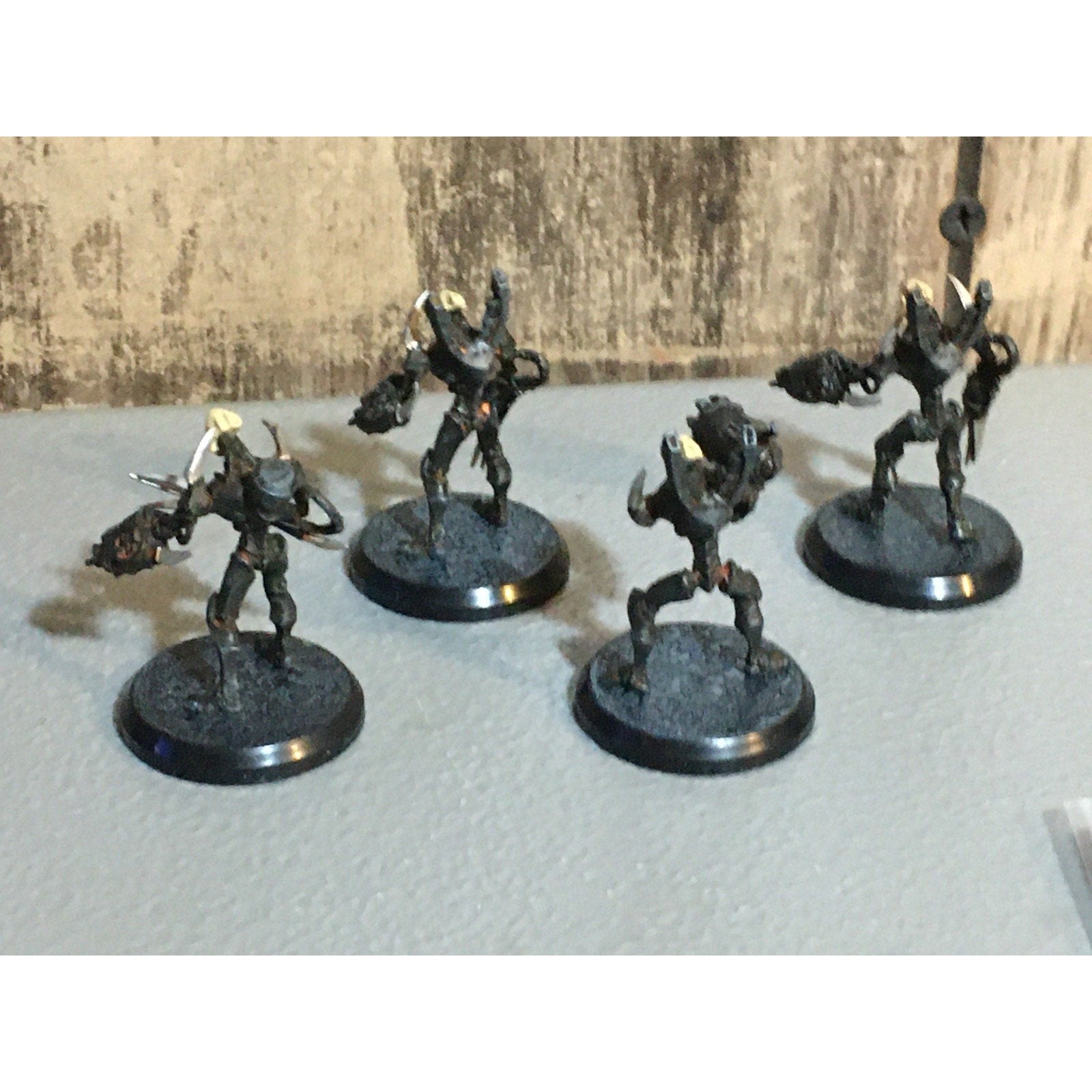 A33514 RACKHAM AT-43 THERIAN STORM GOLEMS 4 PK MINIATURES W CARD