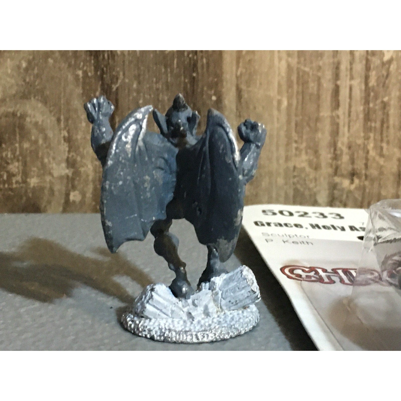 A29776 REAPER MINIATURES METAL DARK HEAVEN GARGOYLE CHRONOSCOPE GRACE HOLY ASN