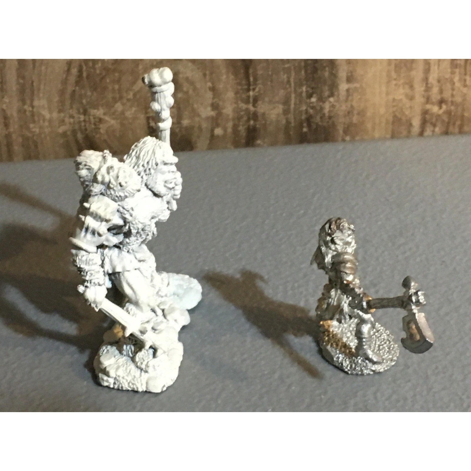 A33995 REAPER MINIATURES METAL ETTIN & KANG HALF ORC BARBARIAN D&D TABLETOP