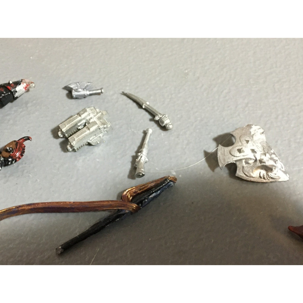 A20150 WARHAMMER 40K AOS FANTASY BITS LOT ALL METAL WINGS TALONS SPACE MARINES