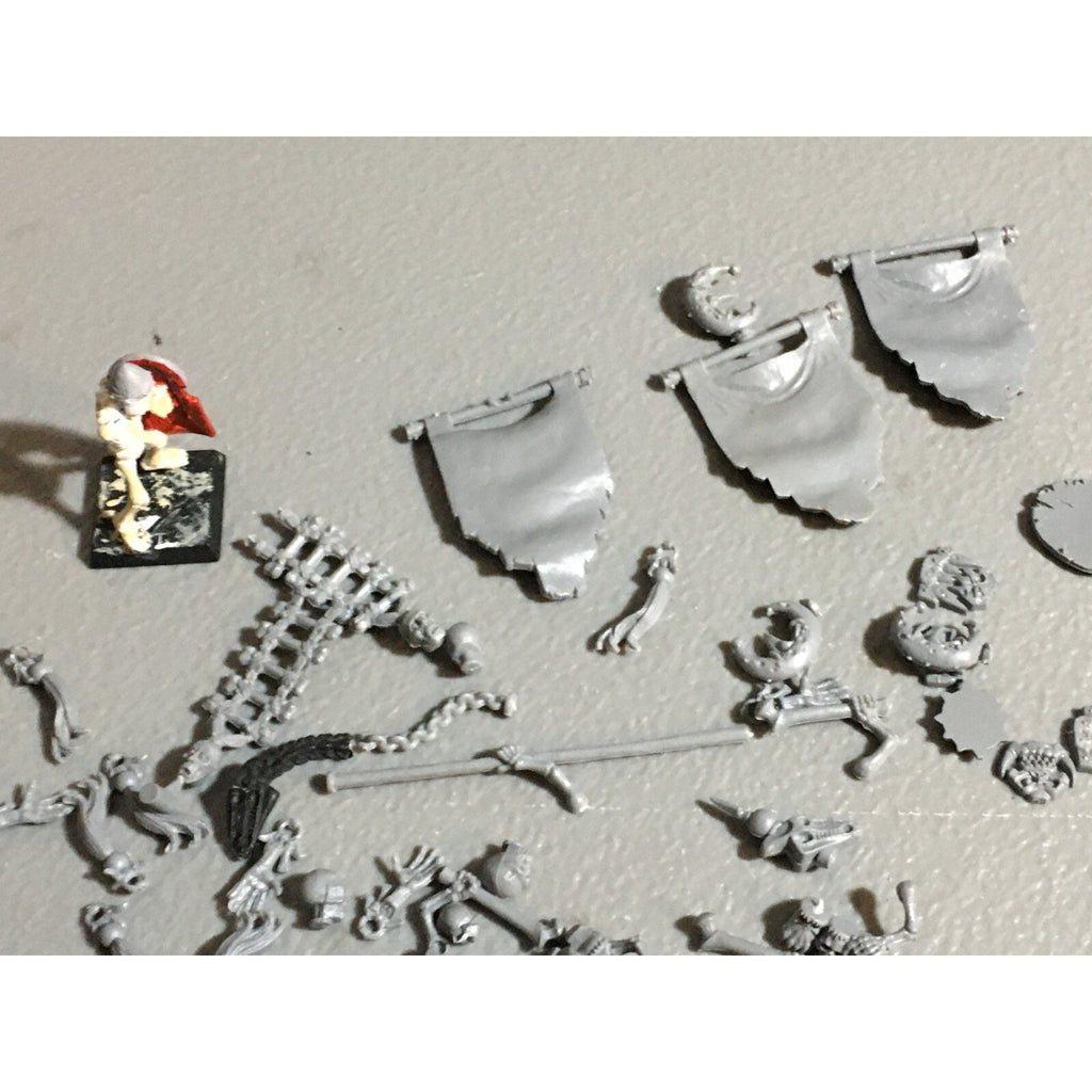 A20847 WARHAMMER FANTASY BITS LOT MIXED HIGH ELVES SKELETONS DRYADS ORCS