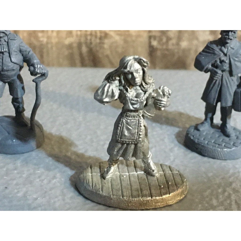 A32620 RAL PARTHA MINIATURES METAL 3 PK VILLAGER BARMAID DOCTOR LAWYER D&D