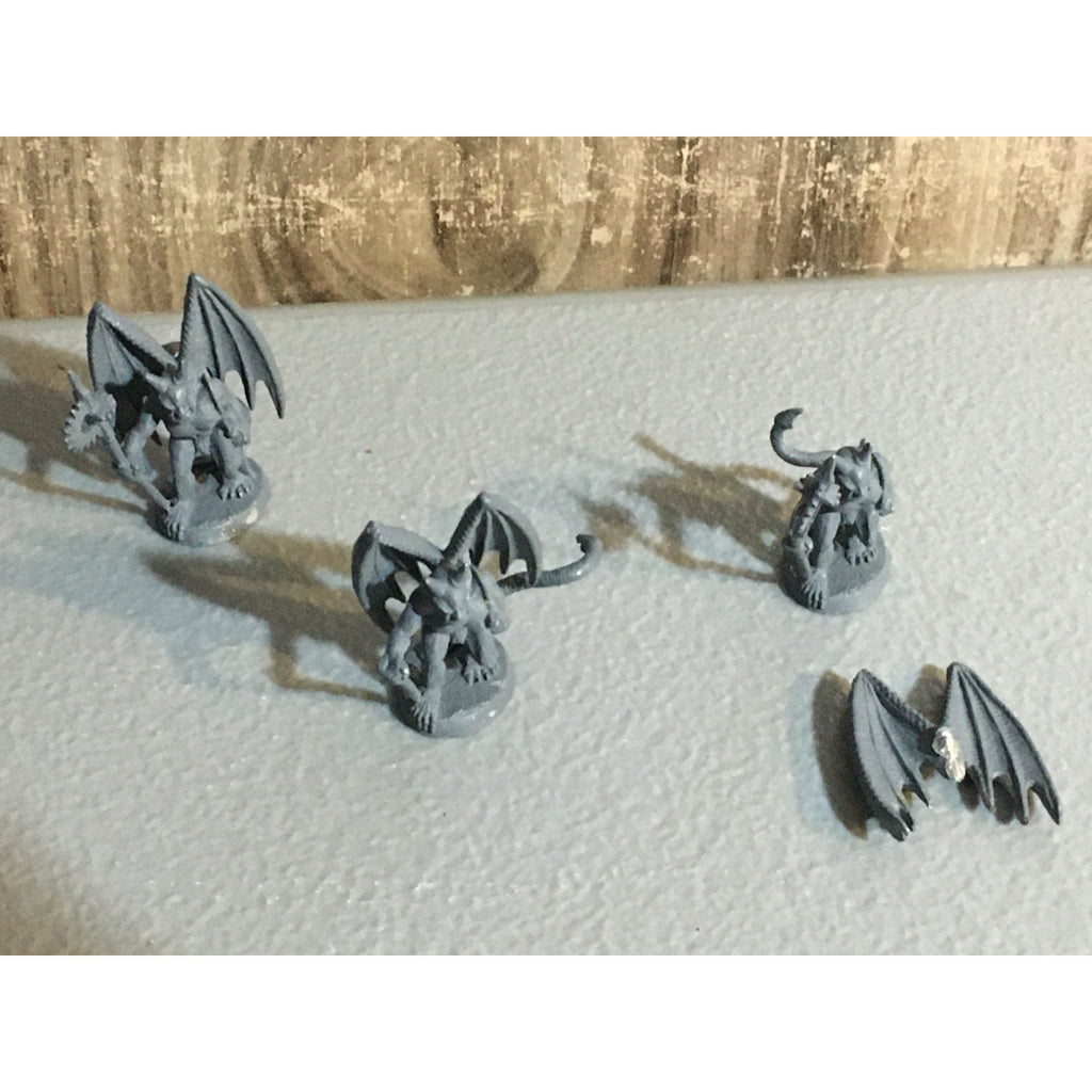 A32616 RAL PARTHA MINIATURES METAL MONSTERS 3 PK DEMON IMP 1 BROKE WEAPON D&D