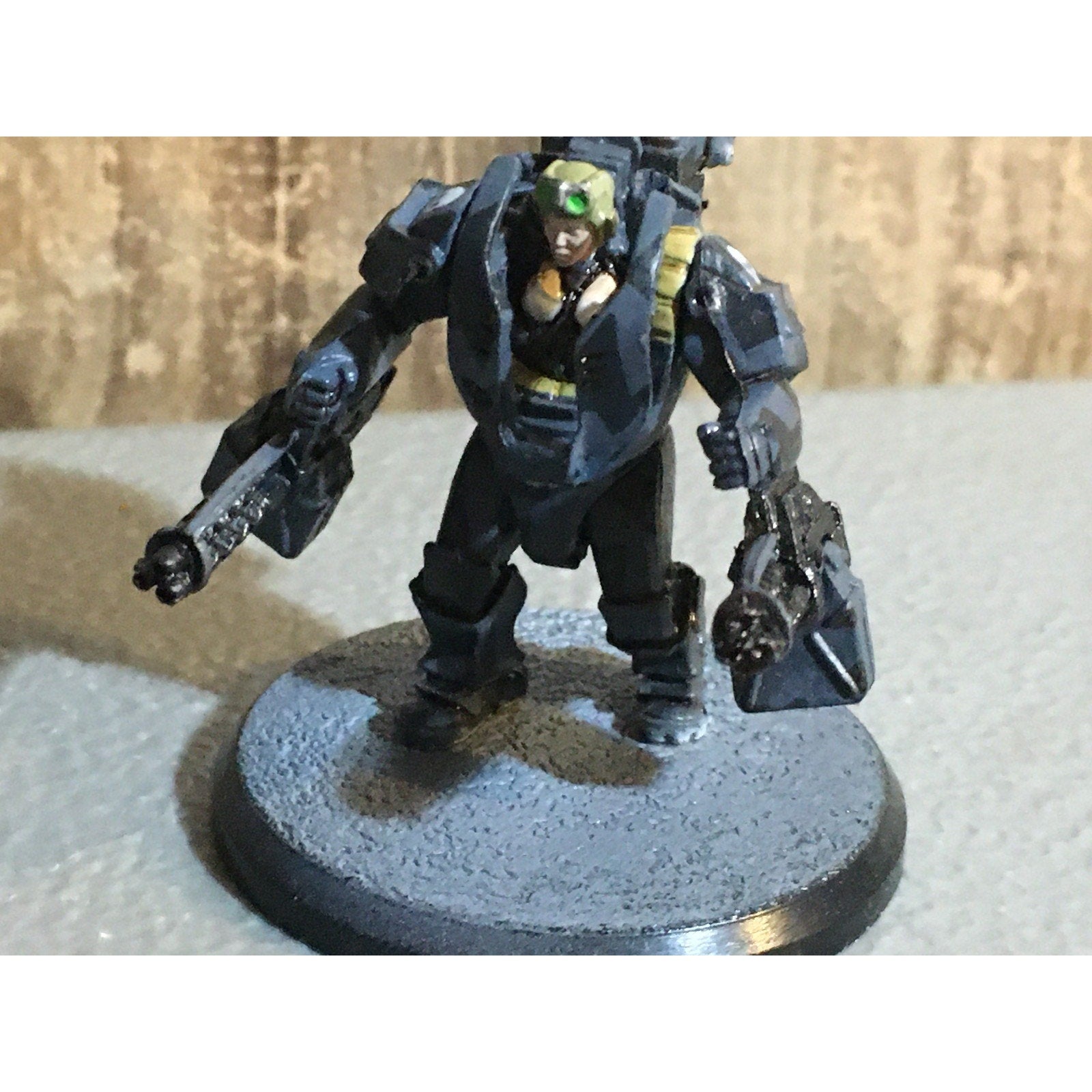 A33512 RACKHAM AT-43 UNA LIEUTENANT G EPSTONE MINIATURE W CARD