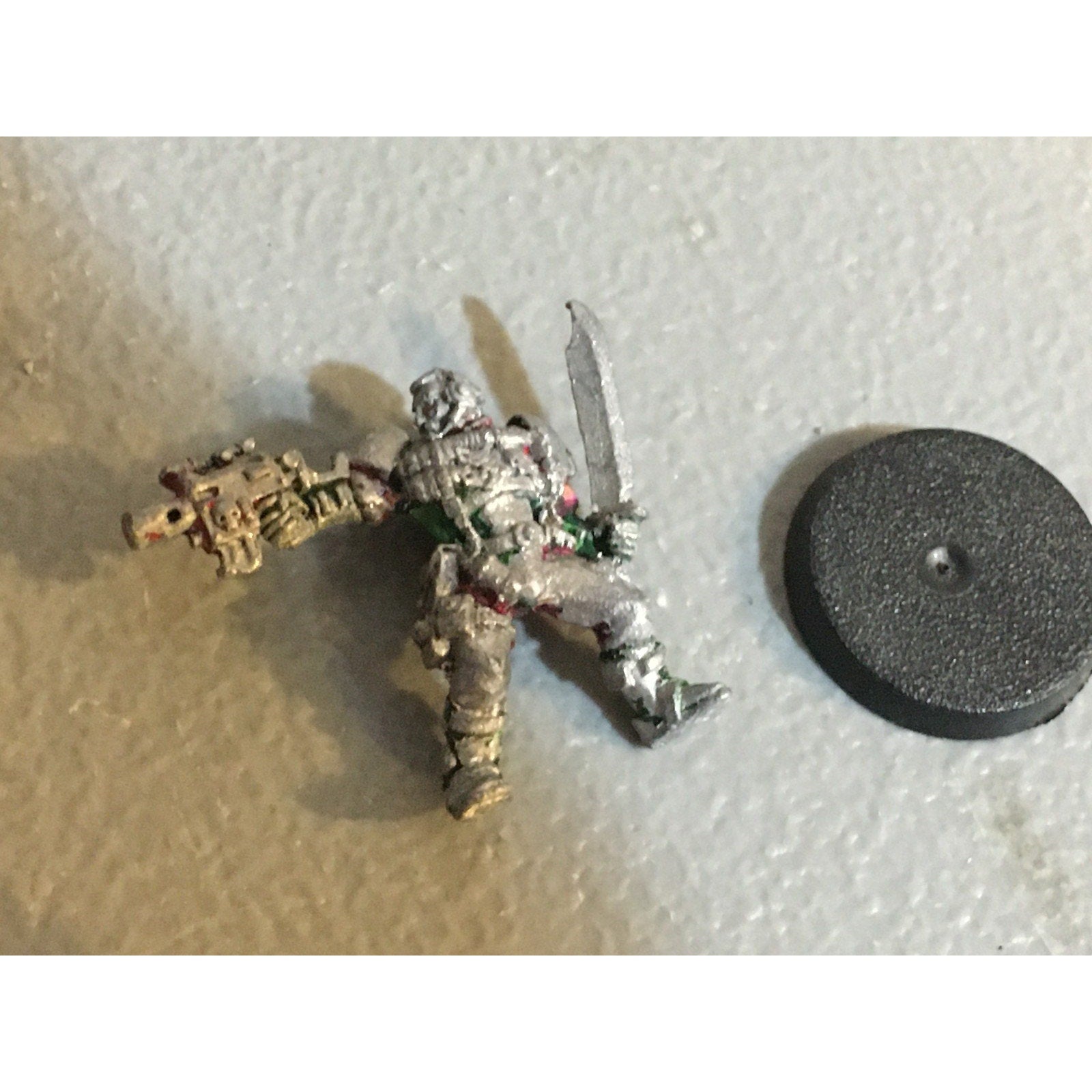 A33826 WARHAMMER 40K SPACE MARINES METAL SCOUT 4 PK 1 ARM CLIPPED GW