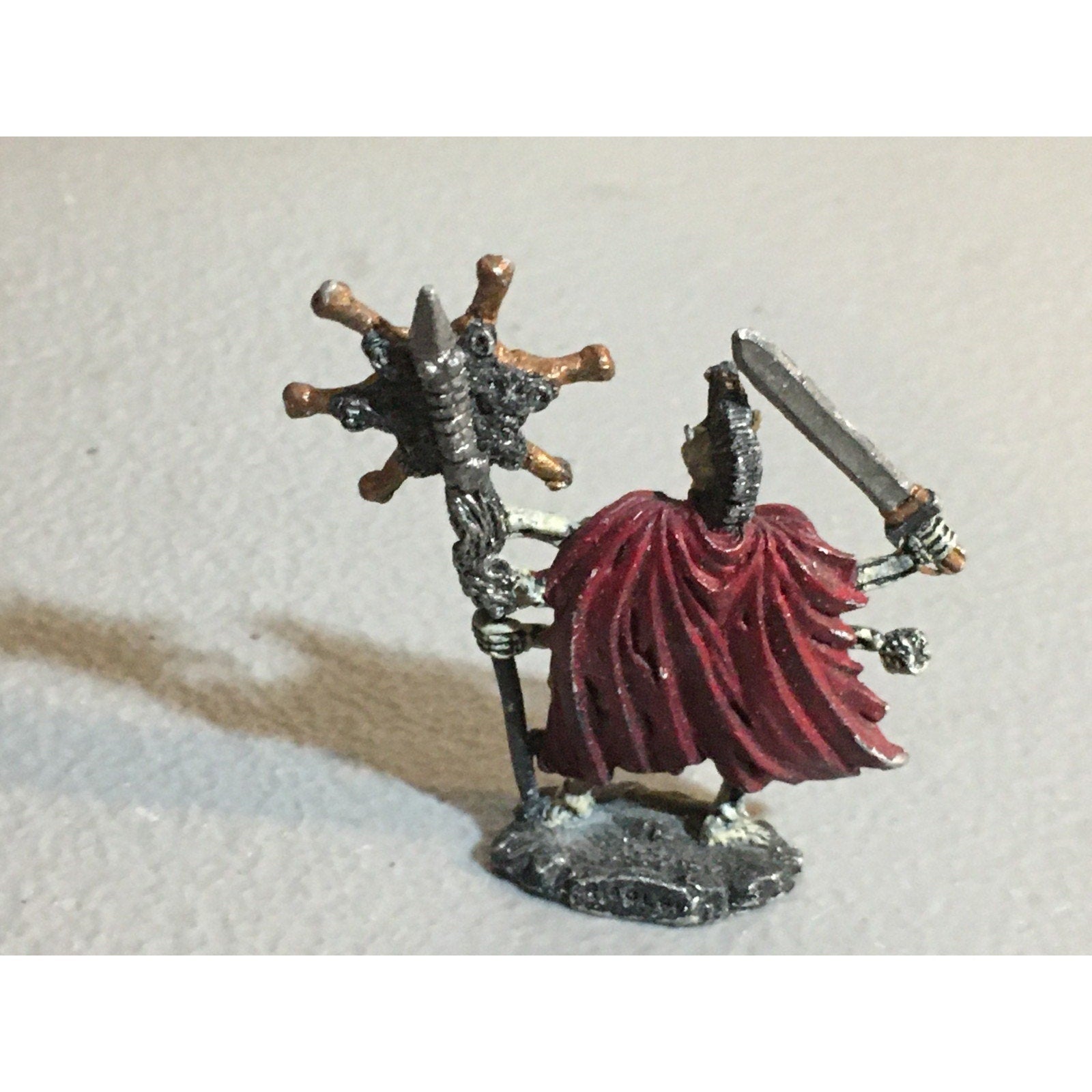 A24891 UNKOWN METAL SKELETON NECROMANCER LORD HERO FANTASY PAINTED