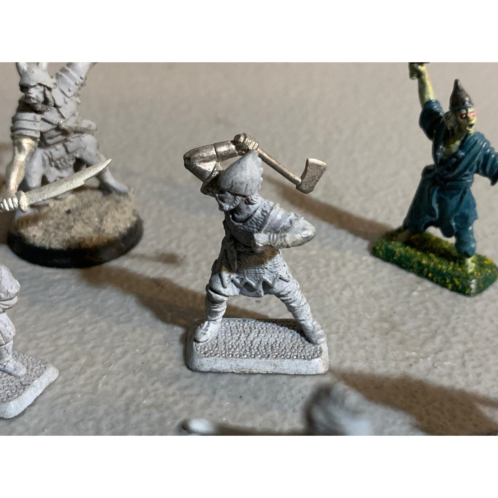 A30369 MITHRIL MINIATURES MIDDLE LOTR LORD RING METAL M SERIES LOT DWARF ORC MEN