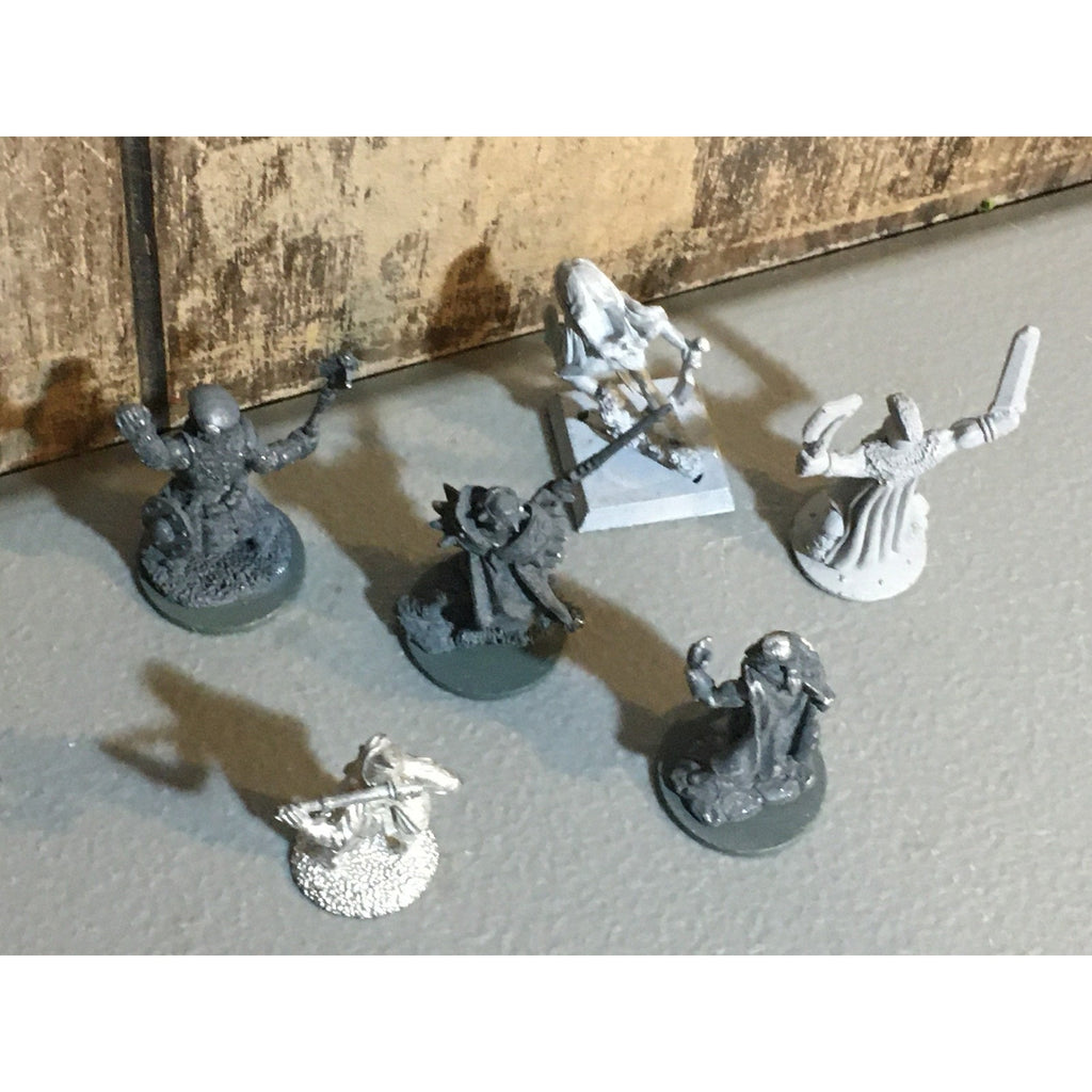 A34019 UNKNOWN METAL MINIATURES MIXED HUMANS SOLDIER WARRIOR