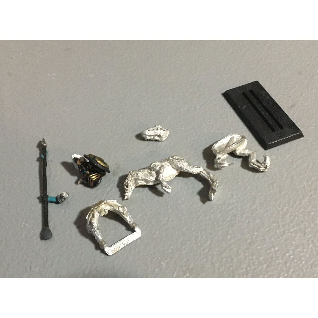 A20379 WARHAMMER FANTASY DARK ELVES METAL COLD ONE KNIGHT NO TAIL