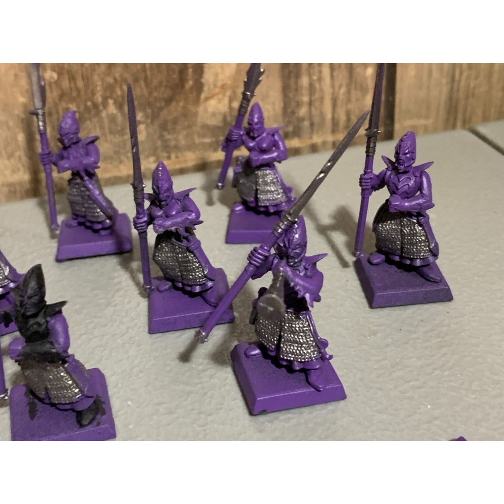 A16899 WARHAMMER AOS FANTASY DARK ELVES SPEARMEN 10 PACK GW GAMES WORKSHOP