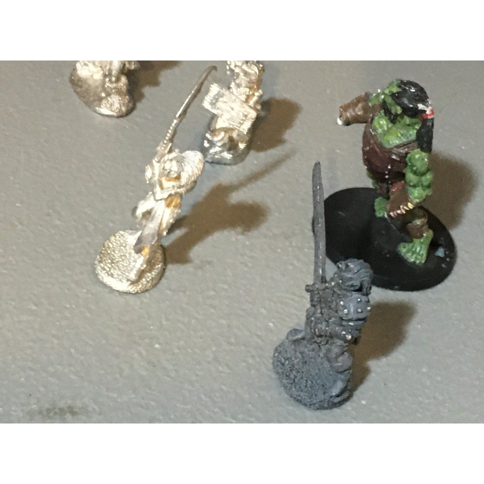 A34034 UNKNOWN METAL MINIATURES FANTASY MIXED LOT ORC ELF WARRIOR TABLETOP RPG