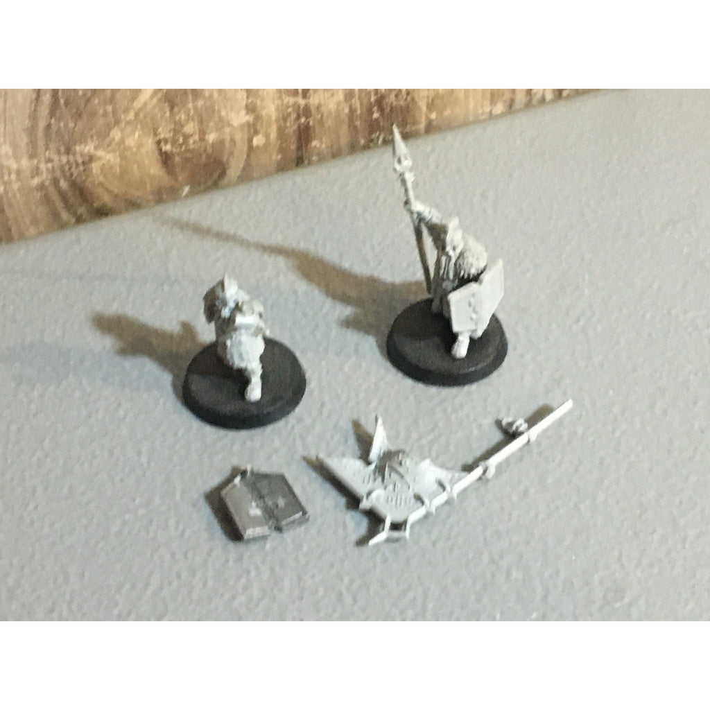 A30374 LOTR LORD THE RINGS GW GAMES WORKSHOP FINECAST IRON HILLS DWARF COMMAND