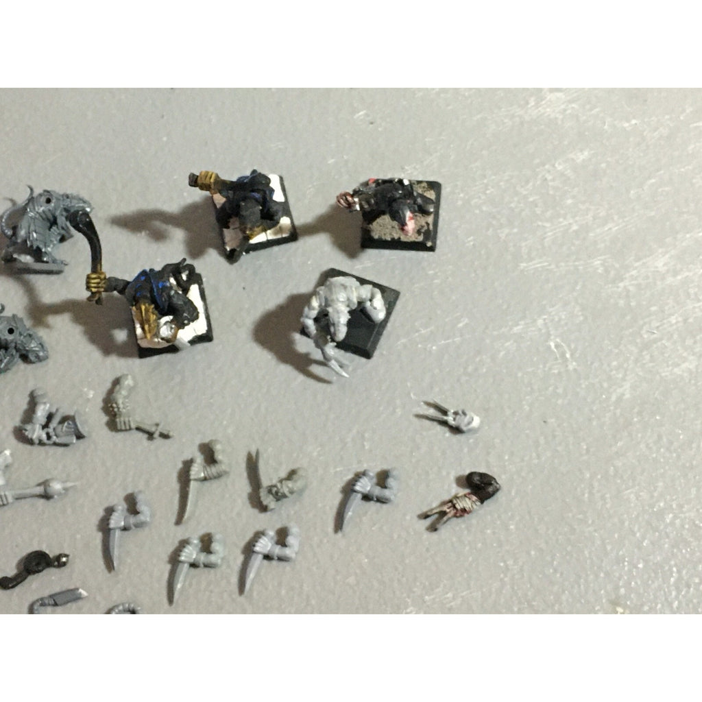 A22307 WARHAMMER FANTASY SKAVEN INCOMPLETE & BITS LOT GAMES WORKSHOP GW