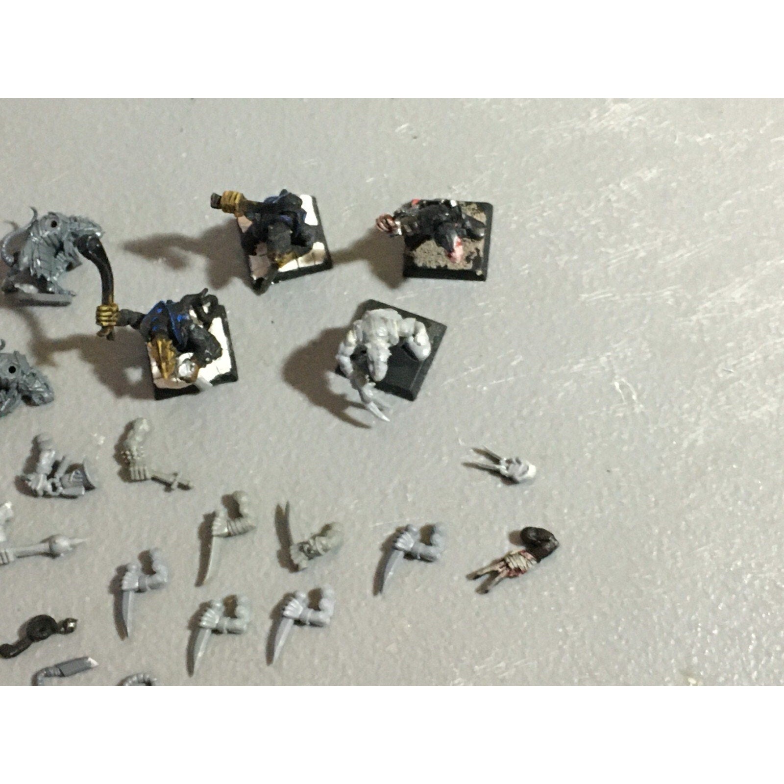 A22307 WARHAMMER FANTASY SKAVEN INCOMPLETE & BITS LOT GAMES WORKSHOP GW