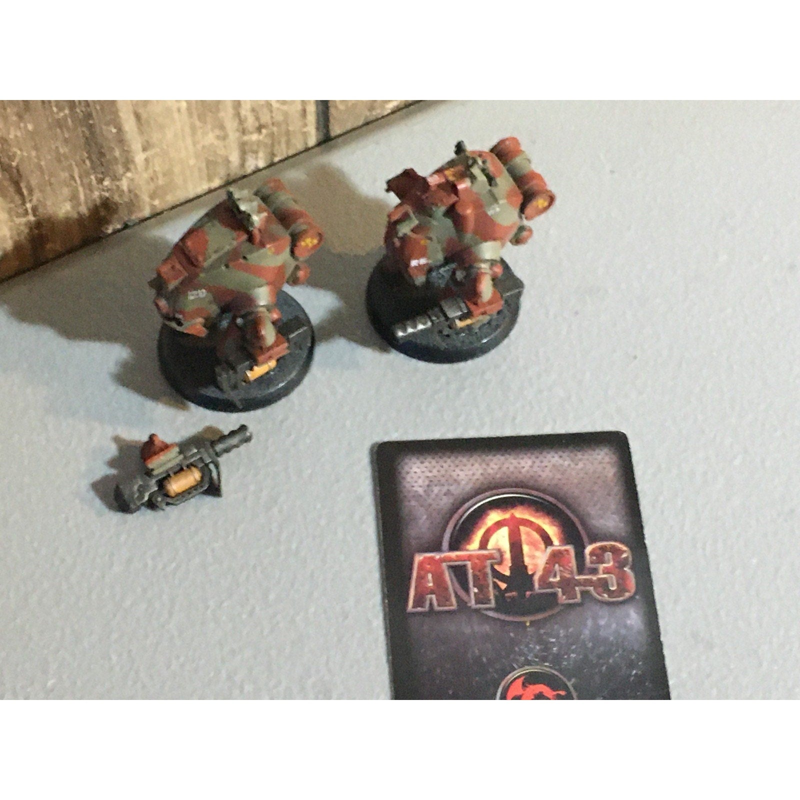 A32044 RACKHAM AT-43 RED BLOK MINI SPETSNATZ KOLOSSUS UNIT INCOMPLETE W CARD