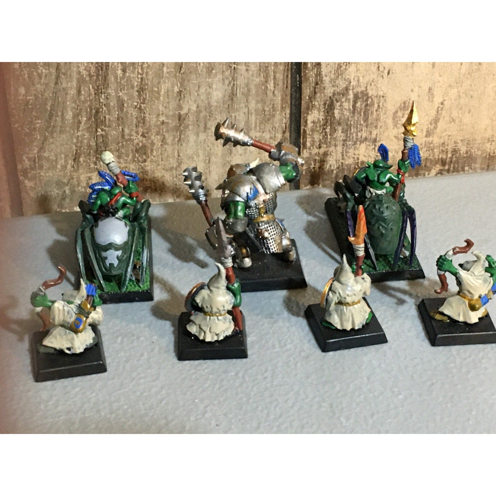 A32511 WARHAMMER FANTASY ORCS & GOBLINS MIX NIGHT FOREST SPIDER BLACK PAINT GW