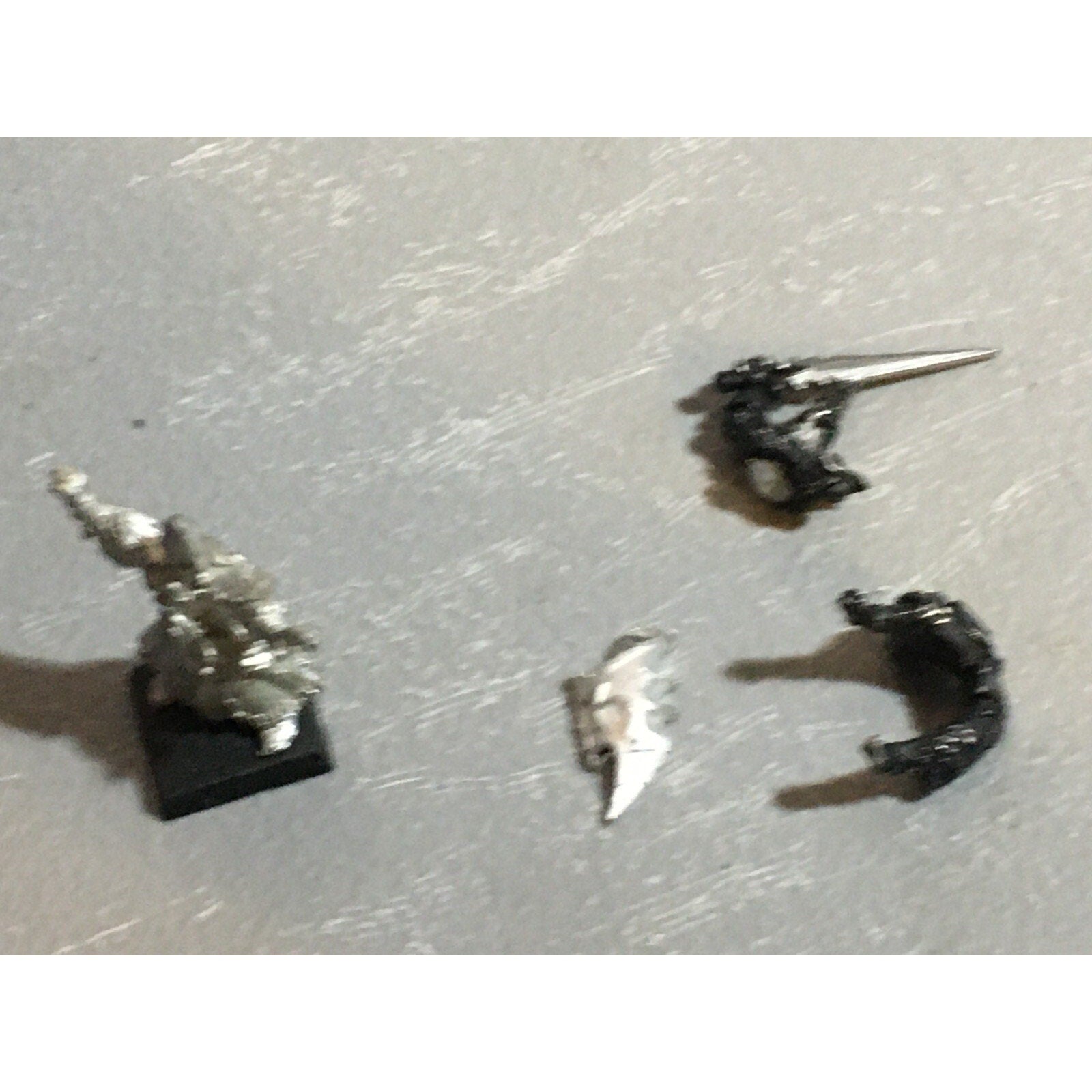 A21029 WARHAMMER FANTASY DARK ELVES METAL INC & BITS LOT MAGE RIDER