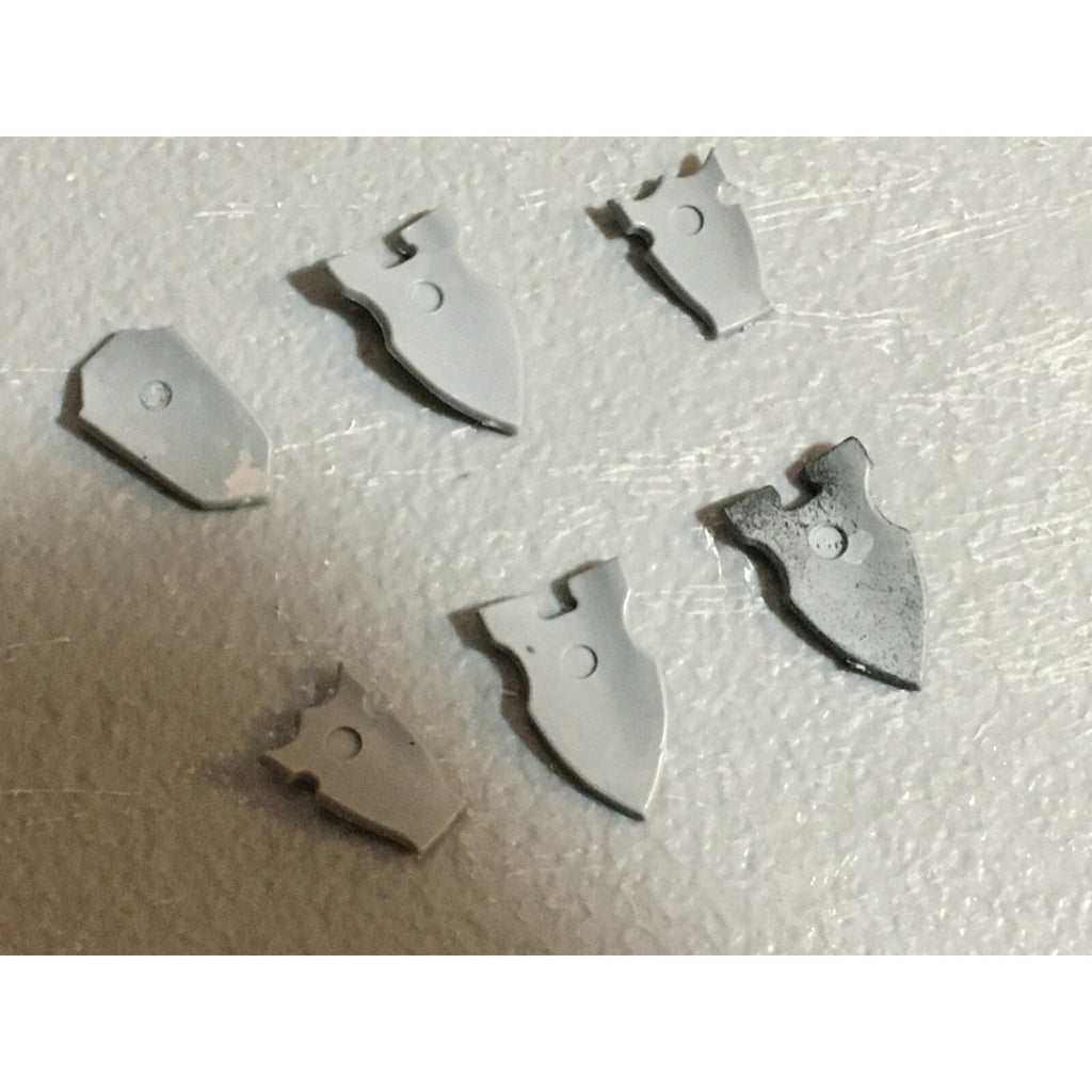 A23068 WARHAMMER FANTASY CHAOS MORTALS BITS LOT WARRIORS OOP SHIELDS GW
