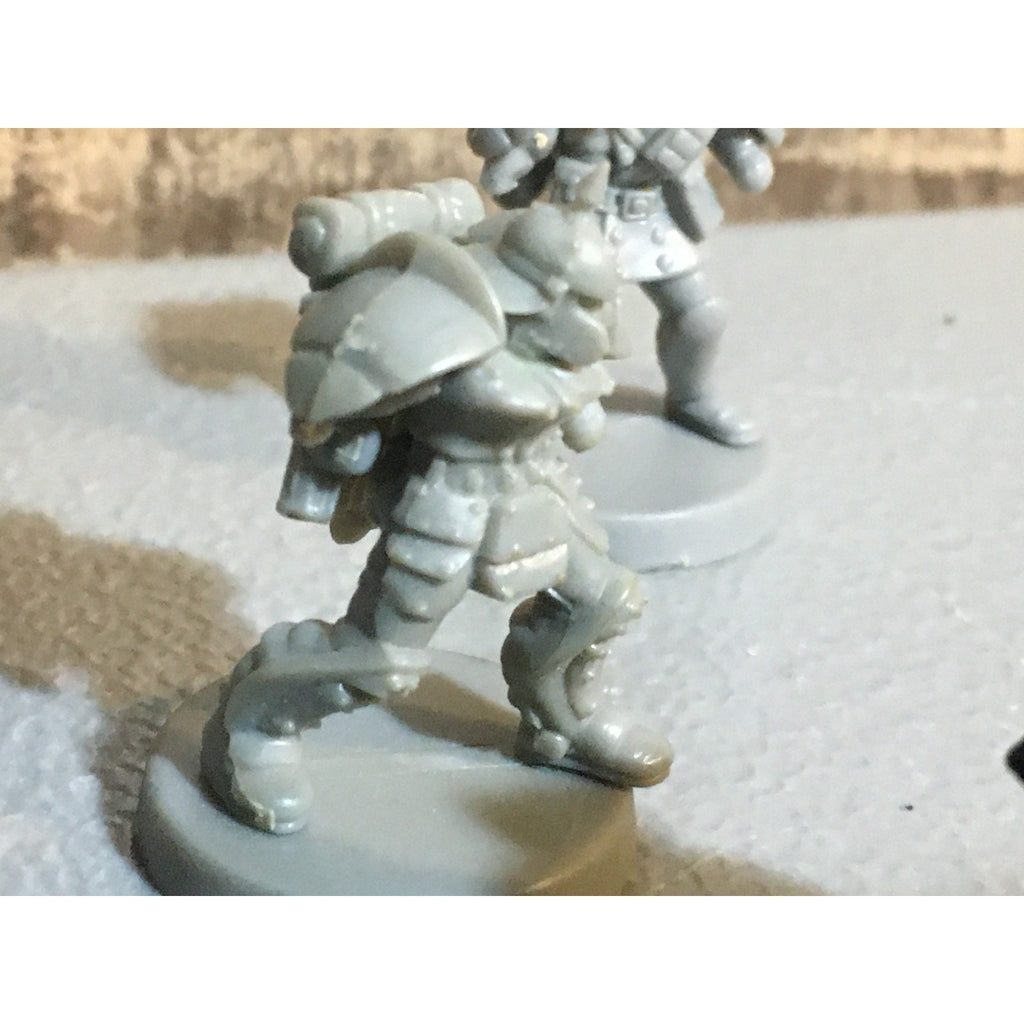 A30066 UNKNOWN TABLE TOP SCI-FI POWER ARMOR SOLDIERS 11 PK INCOMPLETE WAR GAMES