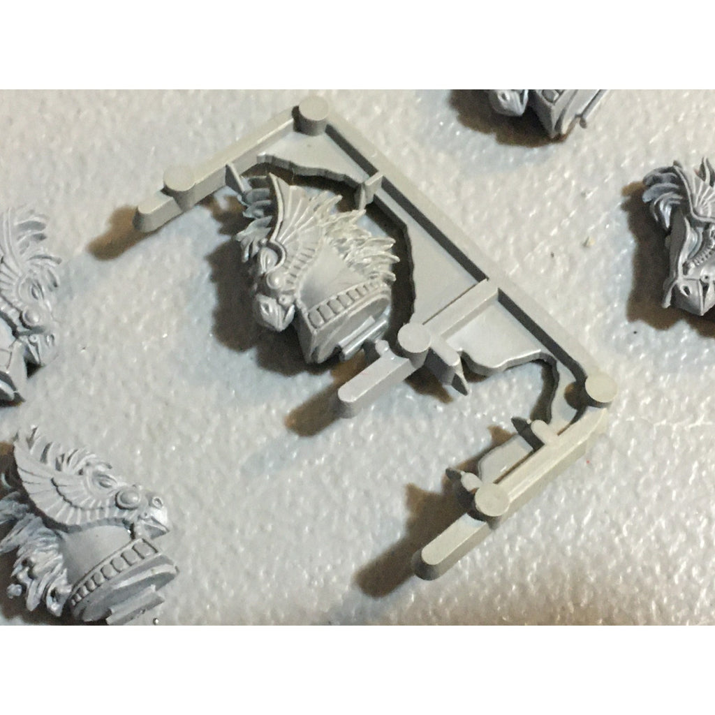 A24512 WARHAMMER FANTASY HIGH ELVES HORSE HEADS BITS LOT 7 PK GAMES WORKSHOP GW