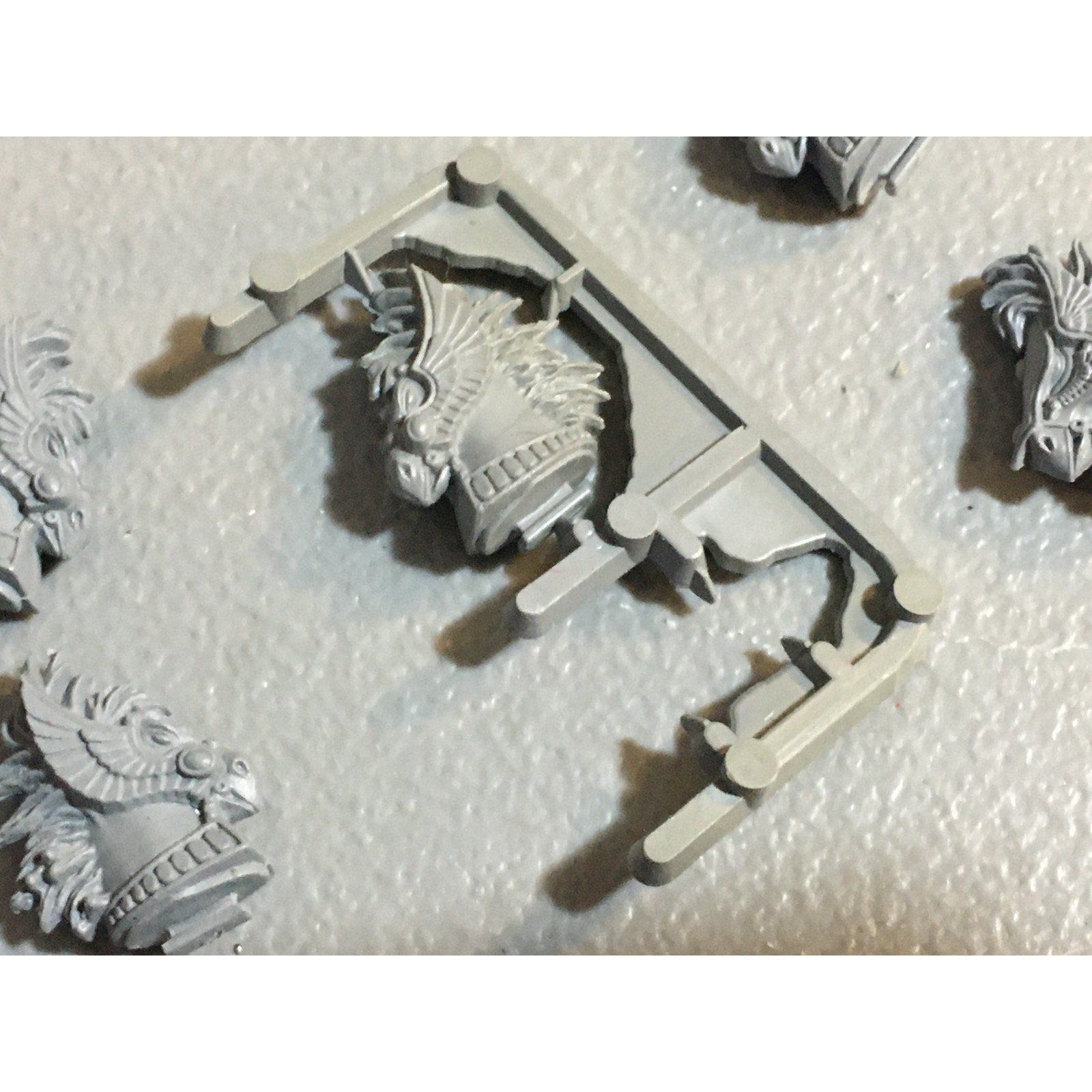 A24512 WARHAMMER FANTASY HIGH ELVES HORSE HEADS BITS LOT 7 PK GAMES WORKSHOP GW