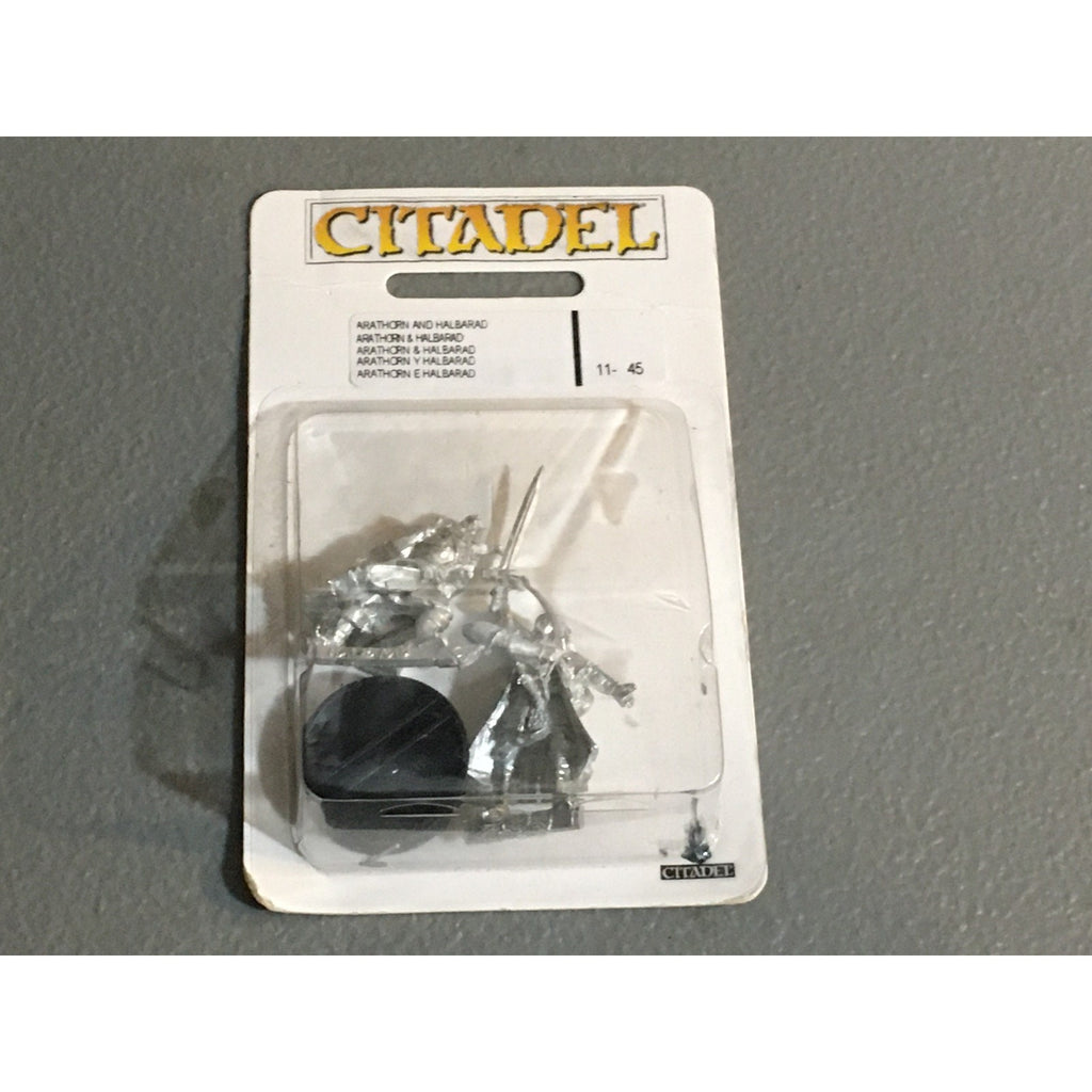 A32649 LOTR LORD OF RINGS GW GAMES WORKSHOP METAL ARATHORN AND HALBARAD NIB NEW