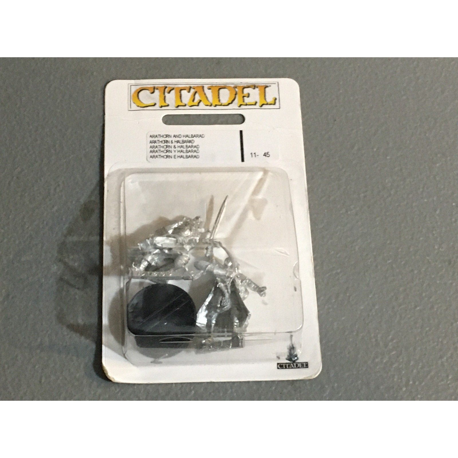 A32649 LOTR LORD OF RINGS GW GAMES WORKSHOP METAL ARATHORN AND HALBARAD NIB NEW