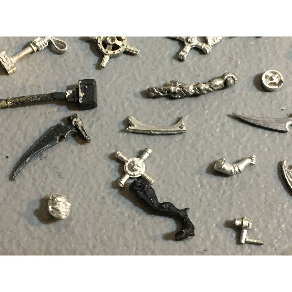 A32541 UNKNOWN MINIATURES ALL METAL BITS & INCOMPLETE LOT FANTASY