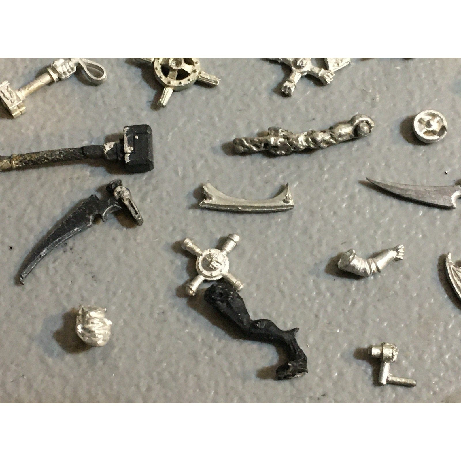 A32541 UNKNOWN MINIATURES ALL METAL BITS & INCOMPLETE LOT FANTASY