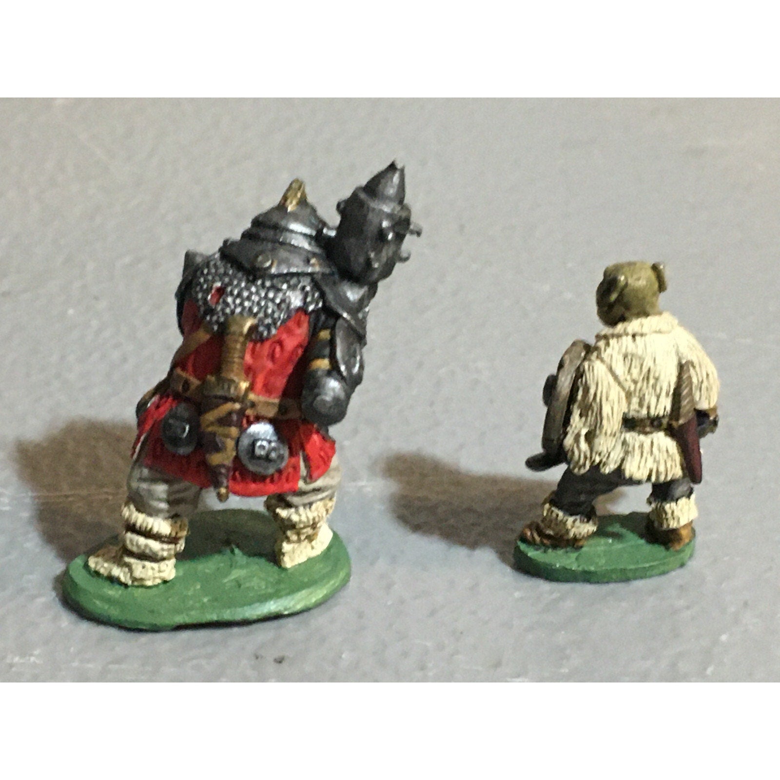 A10084 CITADEL PRE SLOTTA METAL RARE OOP ORC WARRIORS 2 PK WARHAMMER PAINTED