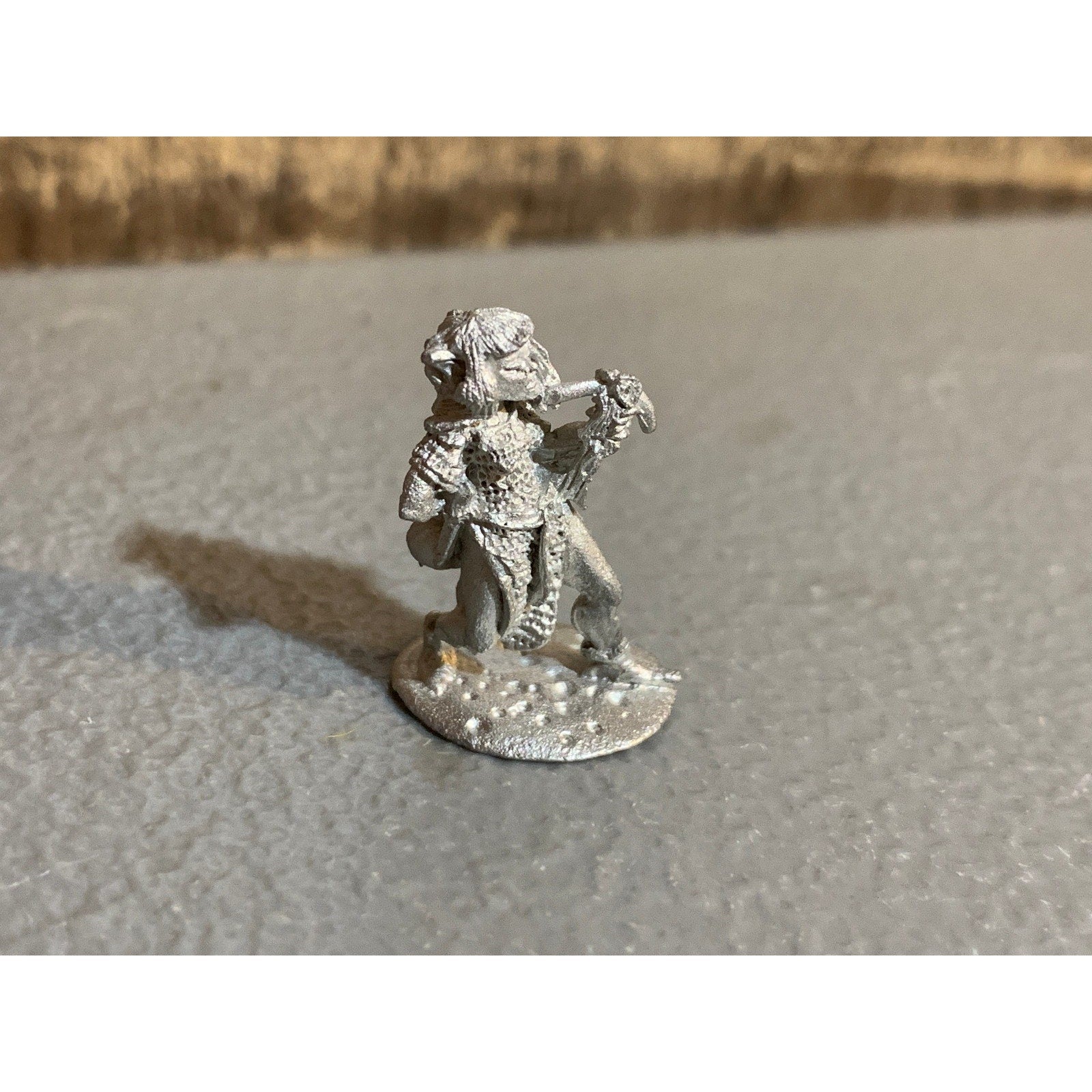 A30701 1ST ED CITADEL WARHAMMER DARK ELF METAL QULLA DARKFAITH W/ CROSSBOW