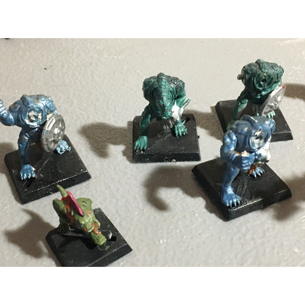 A22064 WARHAMMER FANTASY LIZARDMEN BITS & INCOMPLETET LOT SAURUS GAMES WORKSHOP
