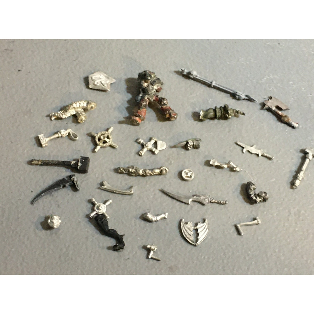 A32541 UNKNOWN MINIATURES ALL METAL BITS & INCOMPLETE LOT FANTASY